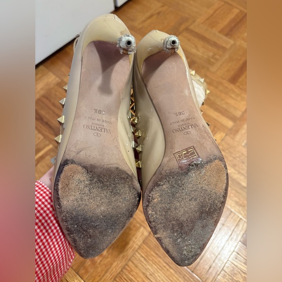 VALENTINO Garavani rockstud booties 38.5 preowned with box size 8.5 US - Picture 11 of 16